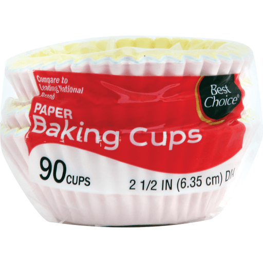 slide 1 of 1, Best Choice Paper Baking Cups, 90 ct