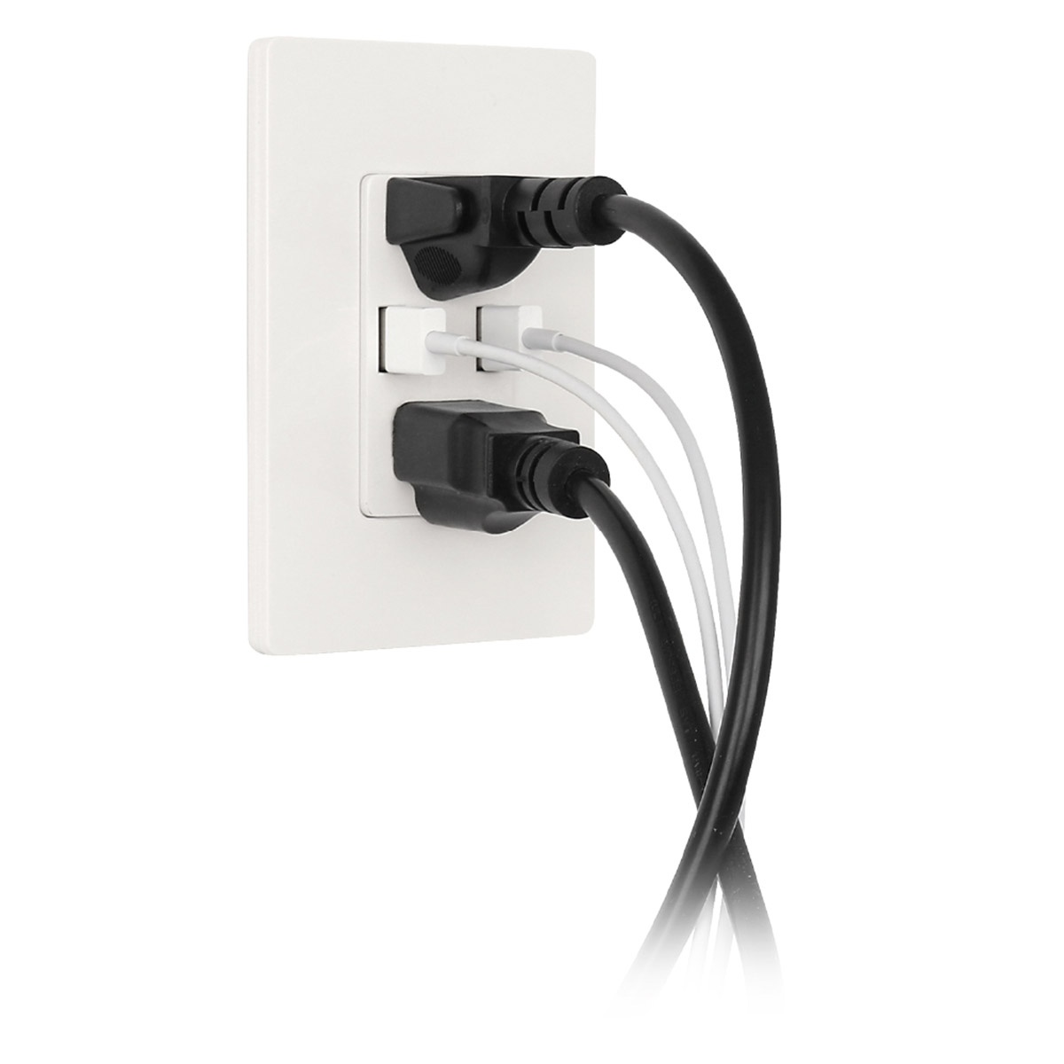 Feit Electric Company Feit Electric Wall Receptacle with USB Ports 2 ct