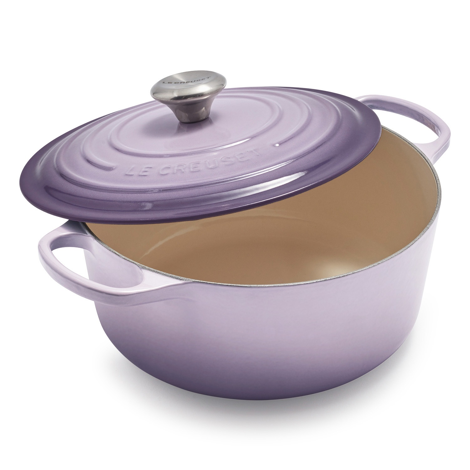 slide 1 of 1, Le Creuset Signature Round Dutch Oven, 5.5 qt