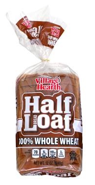 slide 1 of 1, Pan-O-Gold Village Hearth 100% Whole Wheat Half Loaf, 12 oz