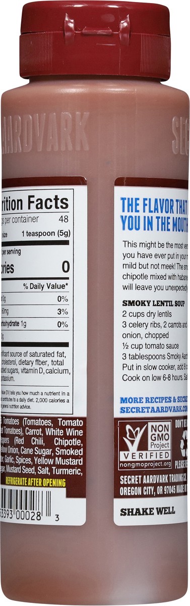slide 8 of 13, Secret Aardvark Smoky Aardvark Chipotle-Hab Sauce - 8 fl oz, 8 fl oz