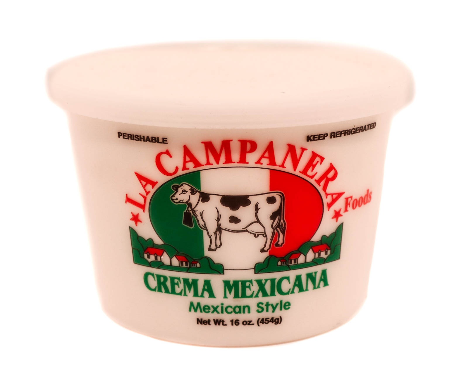 slide 1 of 1, La Campanera Crema Mexicana, 16 oz