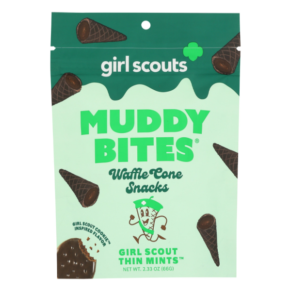 slide 1 of 5, Muddy Bites Thin Mints Mdy Bts Grl, 2.33 oz