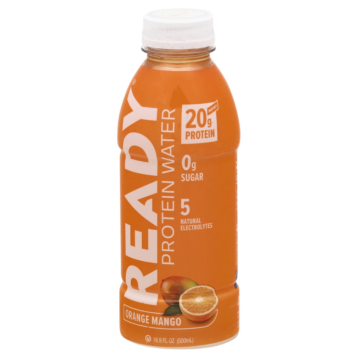slide 2 of 9, Ready Nutrition Ready Orange Mango Protein Water- 16.9 fl oz, 16.9 fl oz