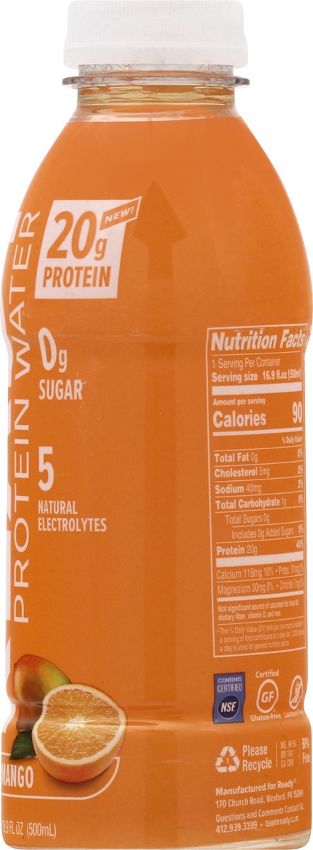 slide 8 of 9, Ready Nutrition Ready Orange Mango Protein Water- 16.9 fl oz, 16.9 fl oz