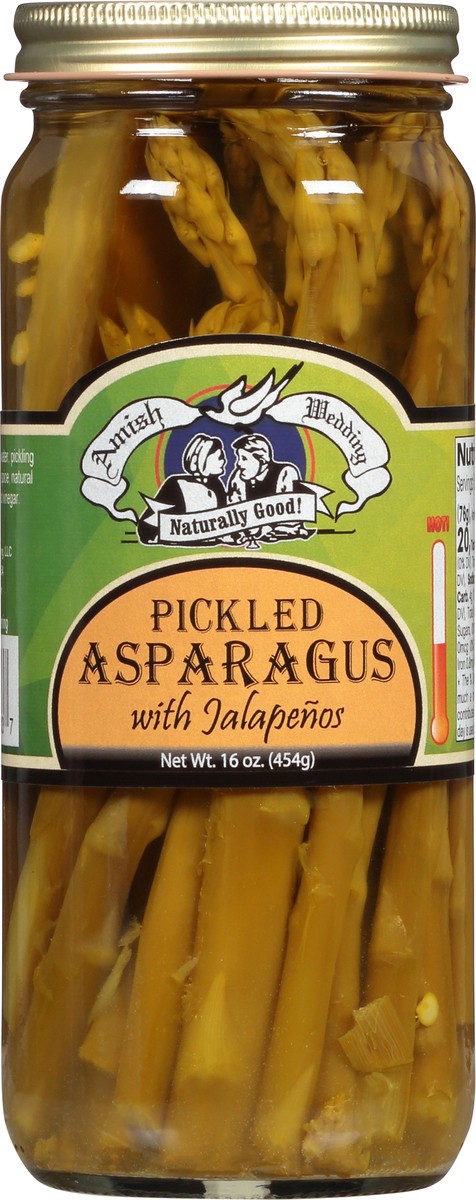 slide 7 of 12, Amish Wedding Pickled Asparagus with Jalapenos 16 oz, 16 oz