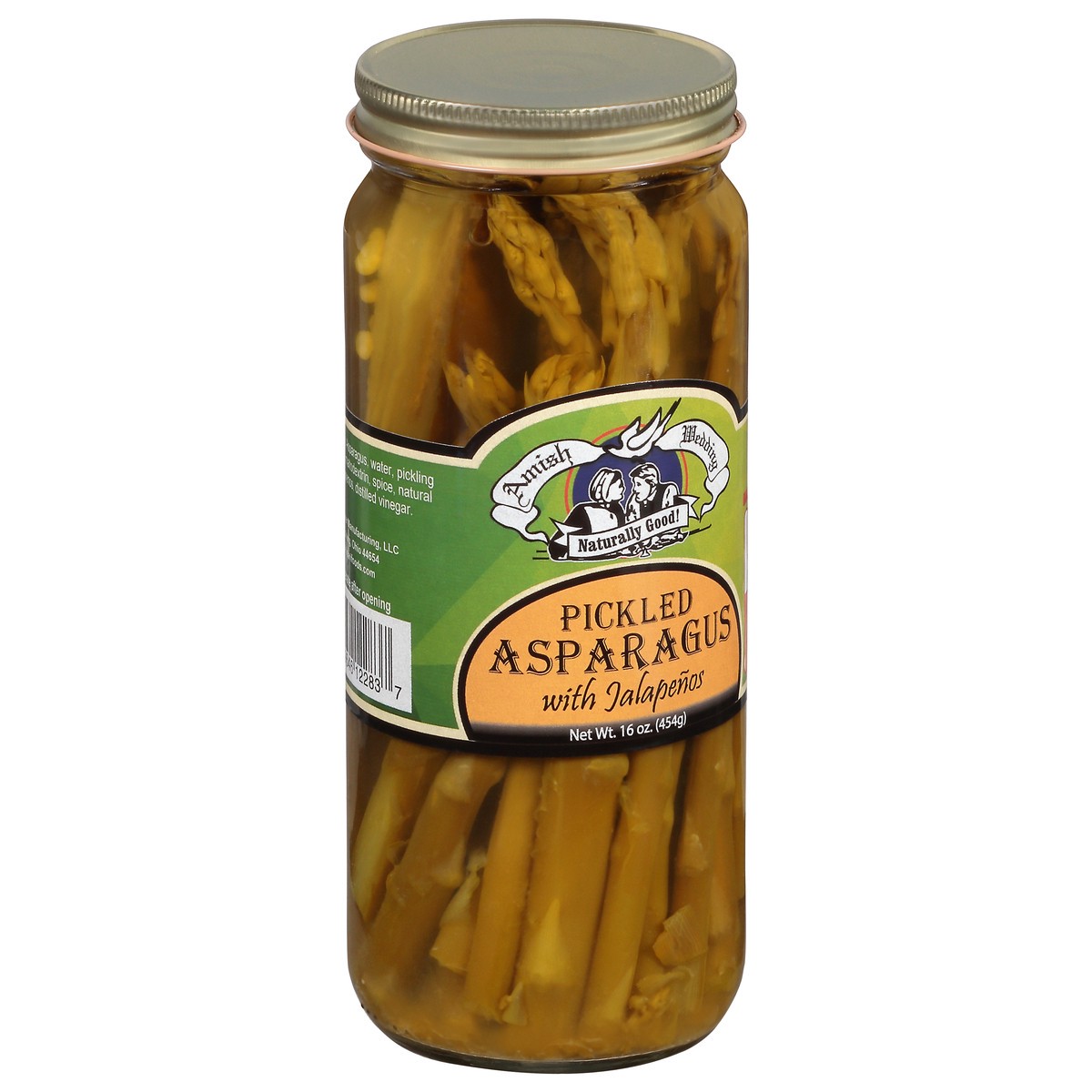 slide 8 of 12, Amish Wedding Pickled Asparagus with Jalapenos 16 oz, 16 oz