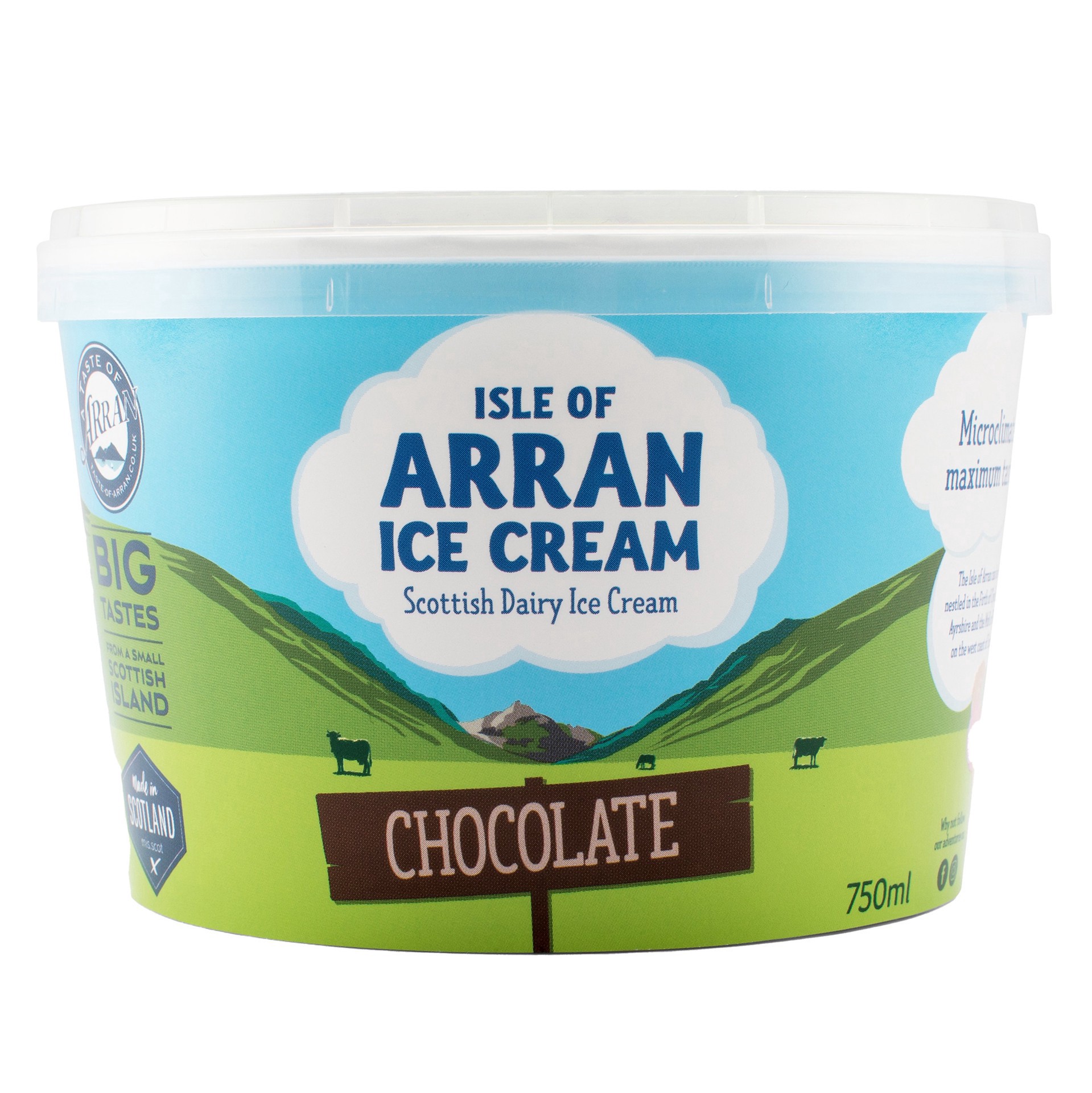 slide 1 of 1, Isle Of Arran Chocolate Scottish Ice Cream, 25.36 oz
