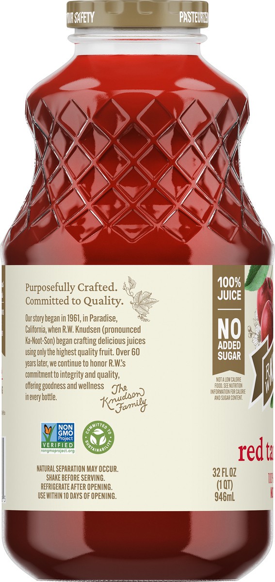 slide 10 of 15, RW Knudsen Family Cha Cha Red Tart Cherry Juice - 32 fl oz, 32 fl oz