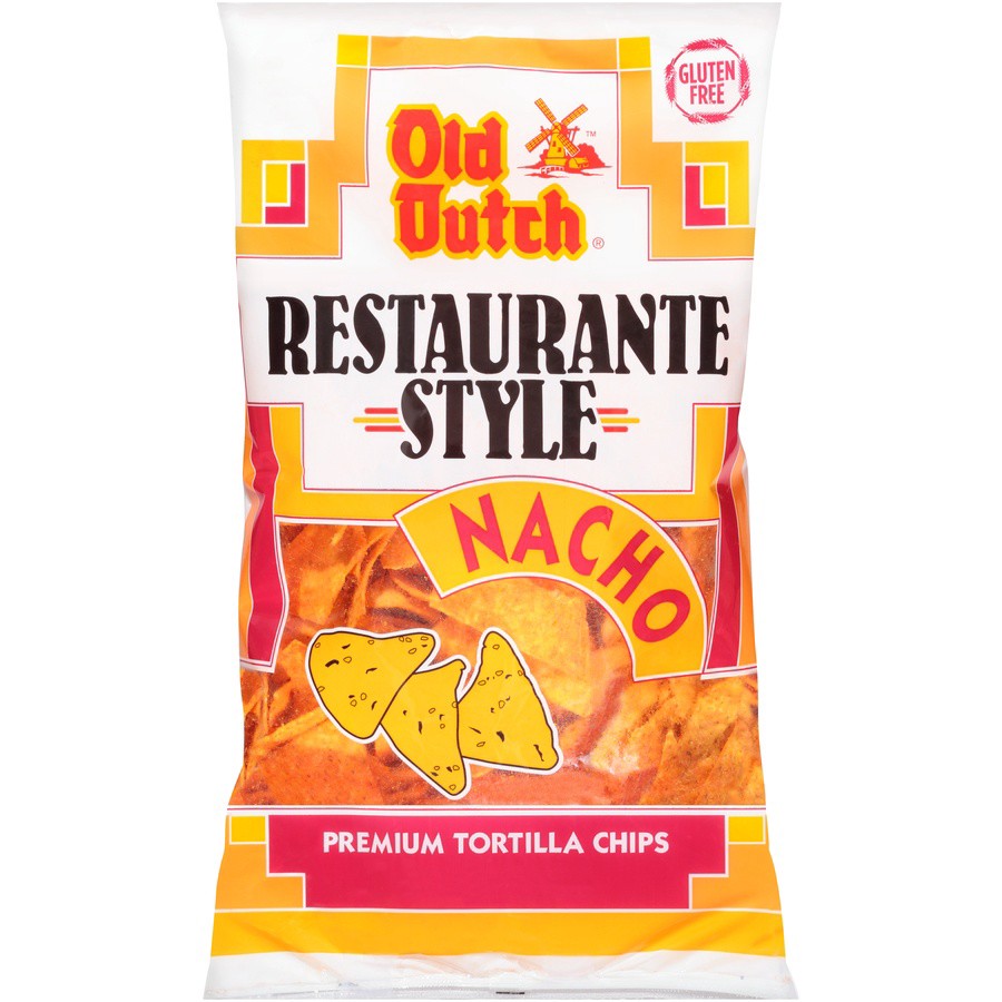 slide 1 of 6, Old Dutch Restaurante Style Nacho Premium Tortilla Chips, 13 oz