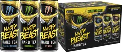 Monster Nasty Beast Hard Tea Variety Pack 12 Pack 12 fl oz Cans