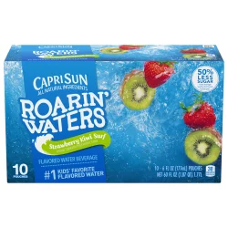 Capri Sun Roarin' Waters Strawberry Kiwi Surf Naturally Flavored Water Beverage