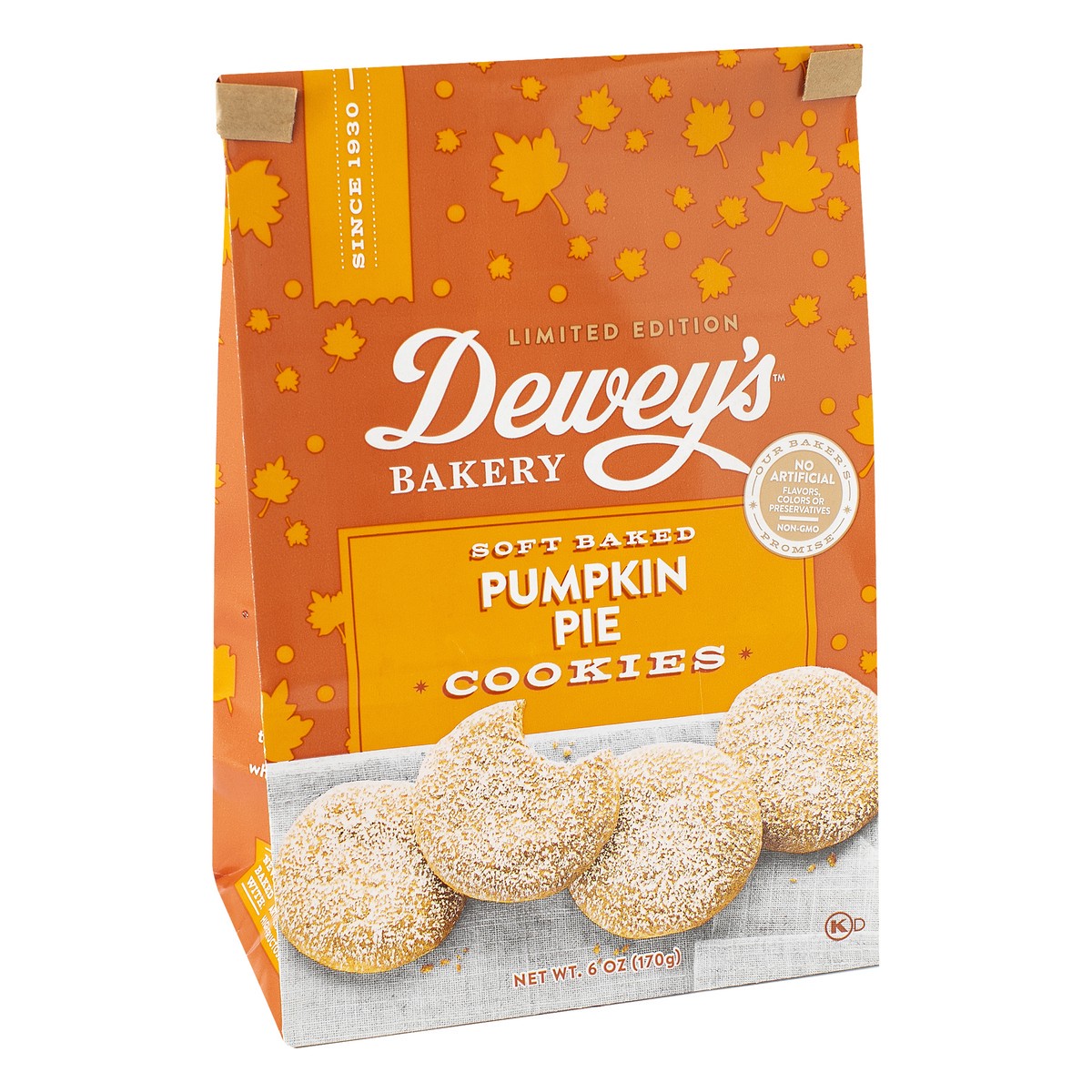 slide 5 of 11, Dewey's Bakery Soft Baked Pumpkin Pie Cookies 6 oz, 6 oz