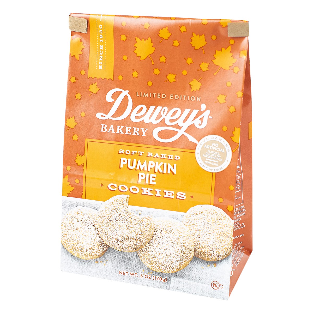 slide 8 of 11, Dewey's Bakery Soft Baked Pumpkin Pie Cookies 6 oz, 6 oz