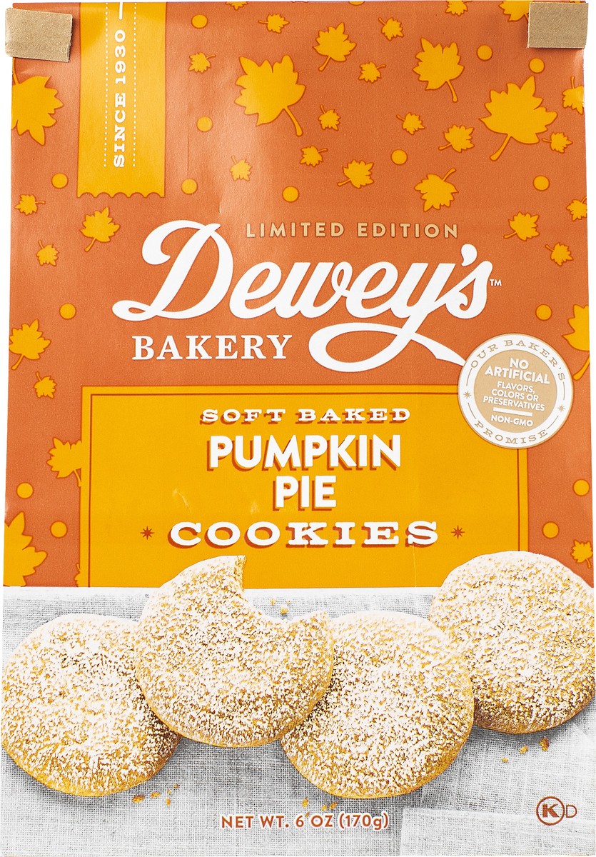 slide 6 of 11, Dewey's Bakery Soft Baked Pumpkin Pie Cookies 6 oz, 6 oz