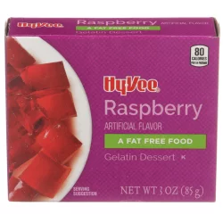 Hy-vee Raspberry Gelatin Dessert