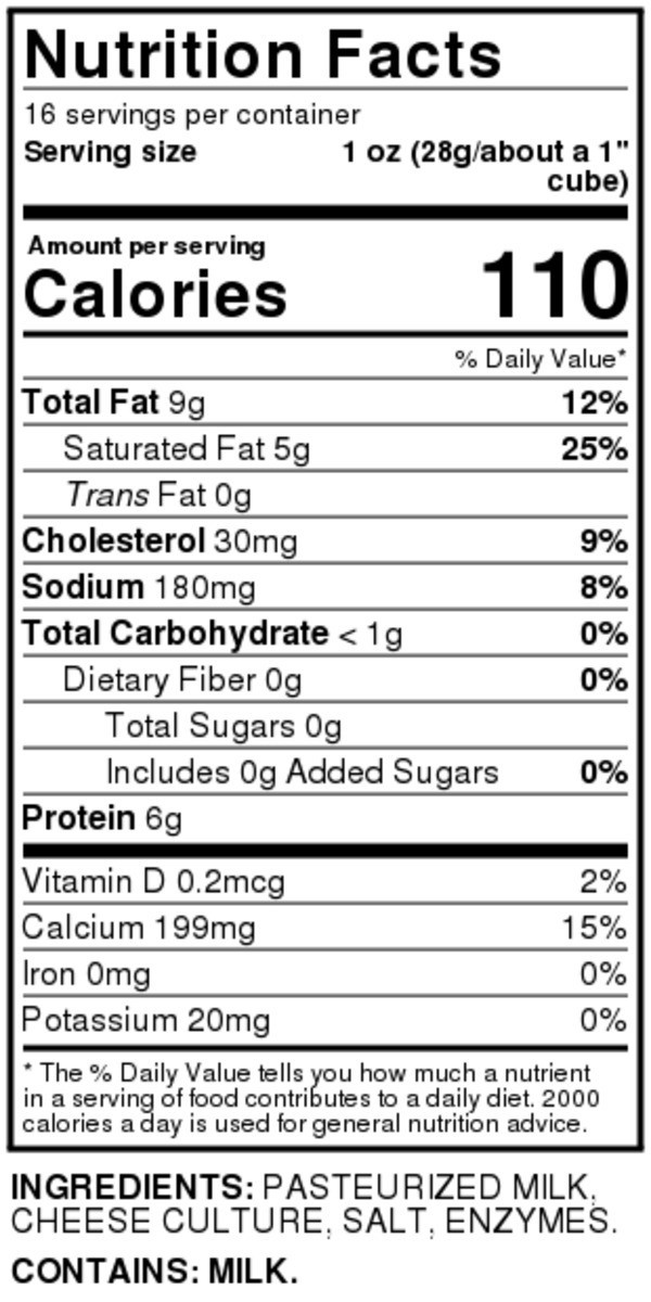 slide 4 of 9, Food Club New York Sharp White Cheddar Cheese, 1 ct