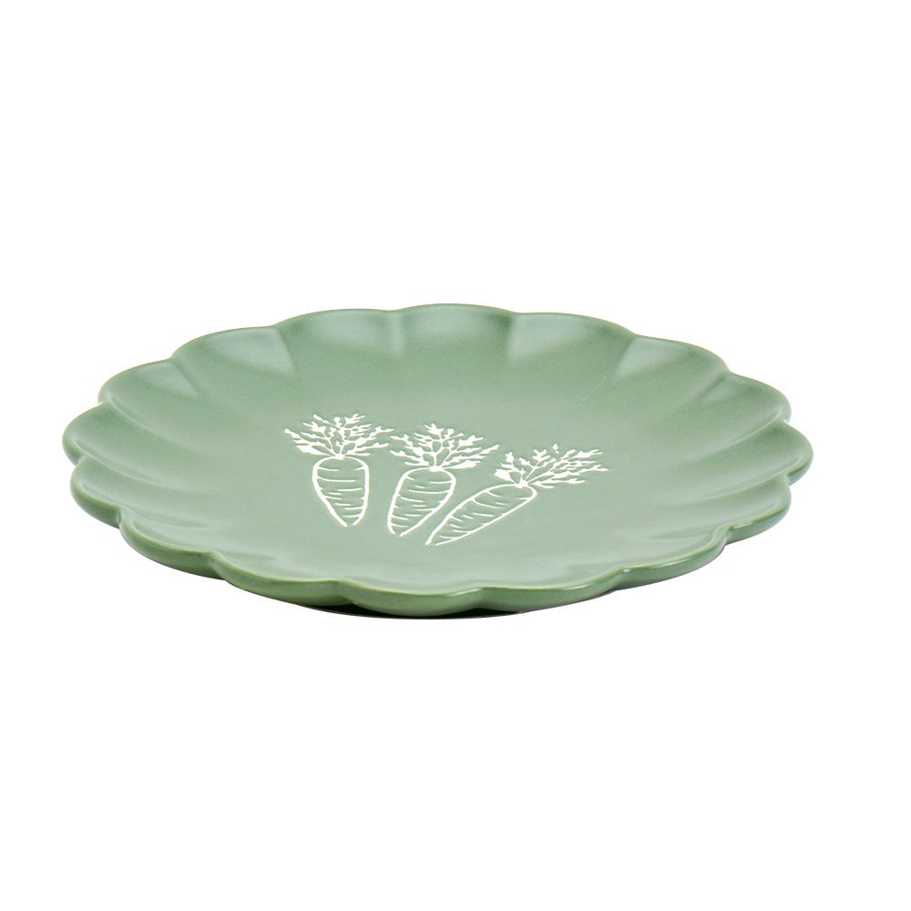 slide 1 of 4, SDS for HD Designs Scalloped Dessert Plate – Carrots, 7 in