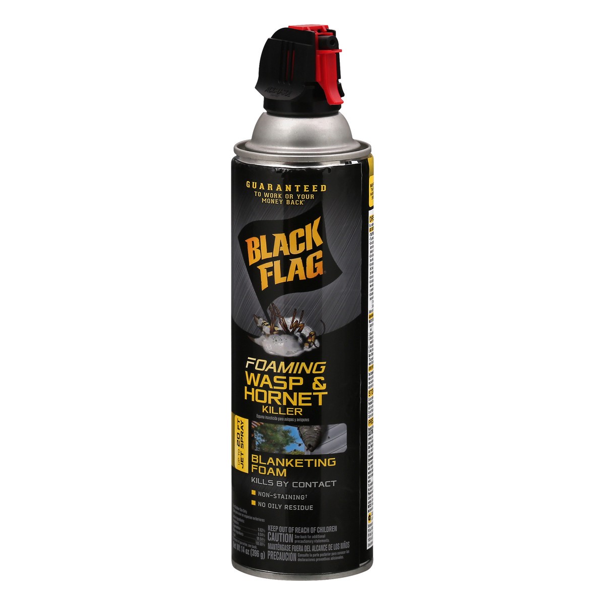 slide 3 of 9, Black Flag Foaming Hornet & Wasp Spray, 14 oz