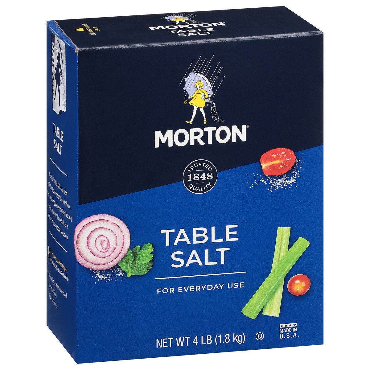 slide 7 of 11, Morton Table Salt 4 lb, 4 lb