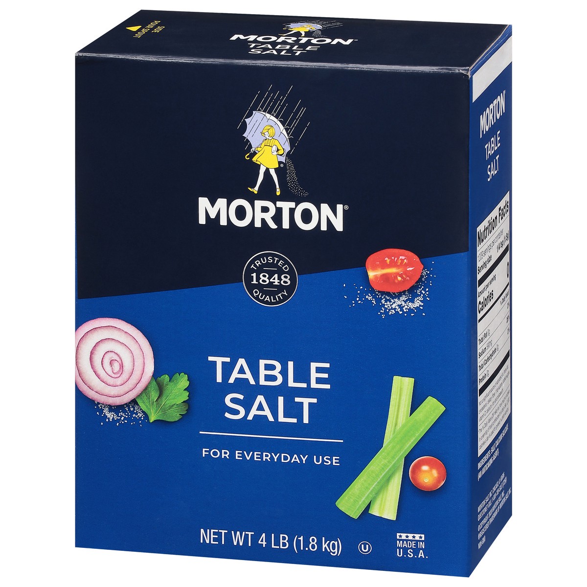 slide 3 of 11, Morton Table Salt 4 lb, 4 lb