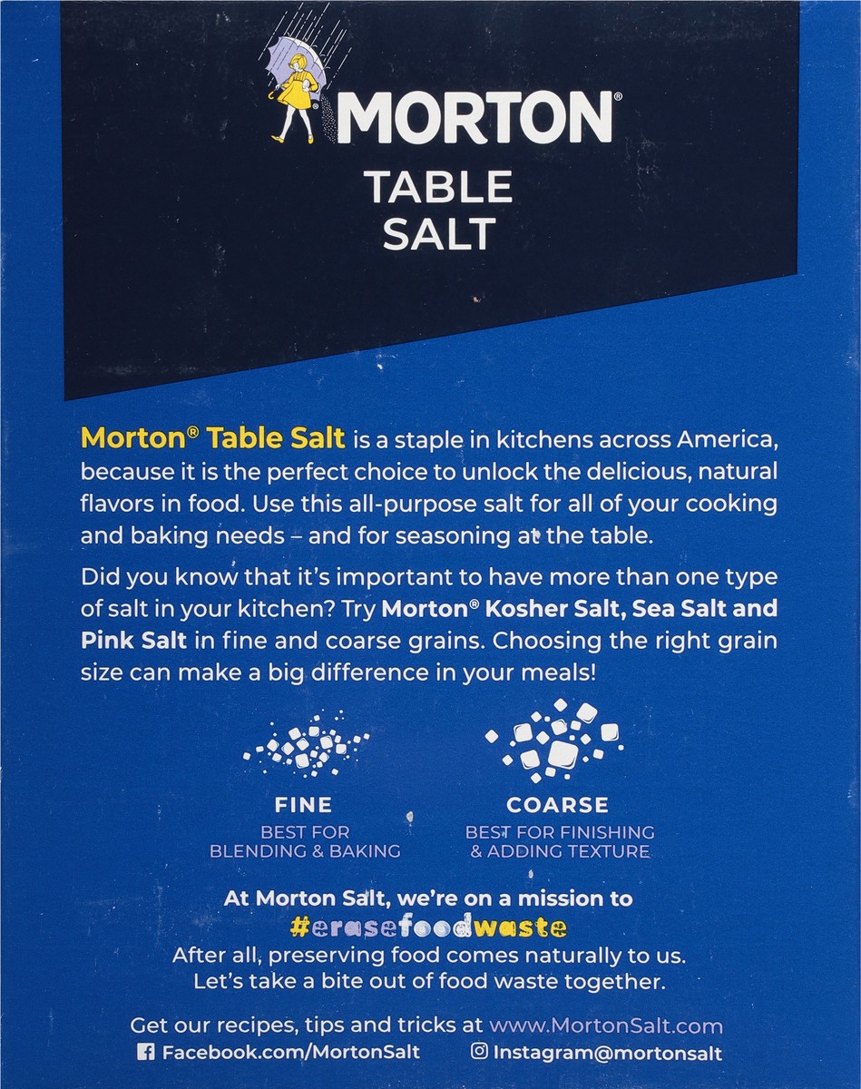 slide 4 of 11, Morton Table Salt 4 lb, 4 lb