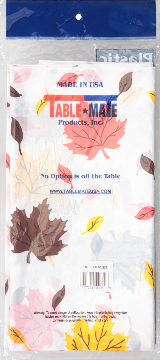 slide 6 of 11, Party Expressions Fall Leaves Plastic Tablecover 1 ea, 1 ct