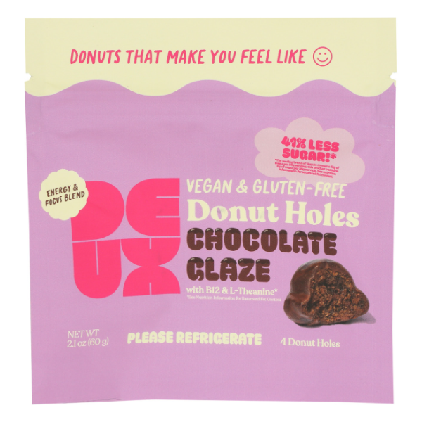 slide 1 of 1, Deux Chocolate Donuts- 2.1 oz, 2.1 oz