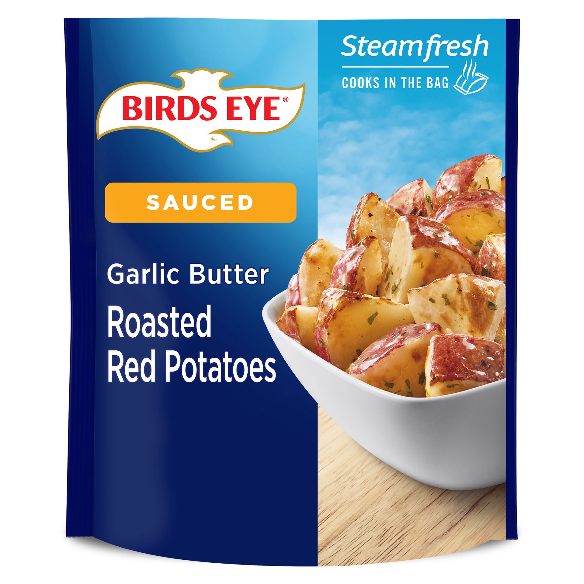 slide 1 of 5, Birds Eye Sauced Garlic Butter Roasted Red Potatoes 10.8 oz, 10.8 oz