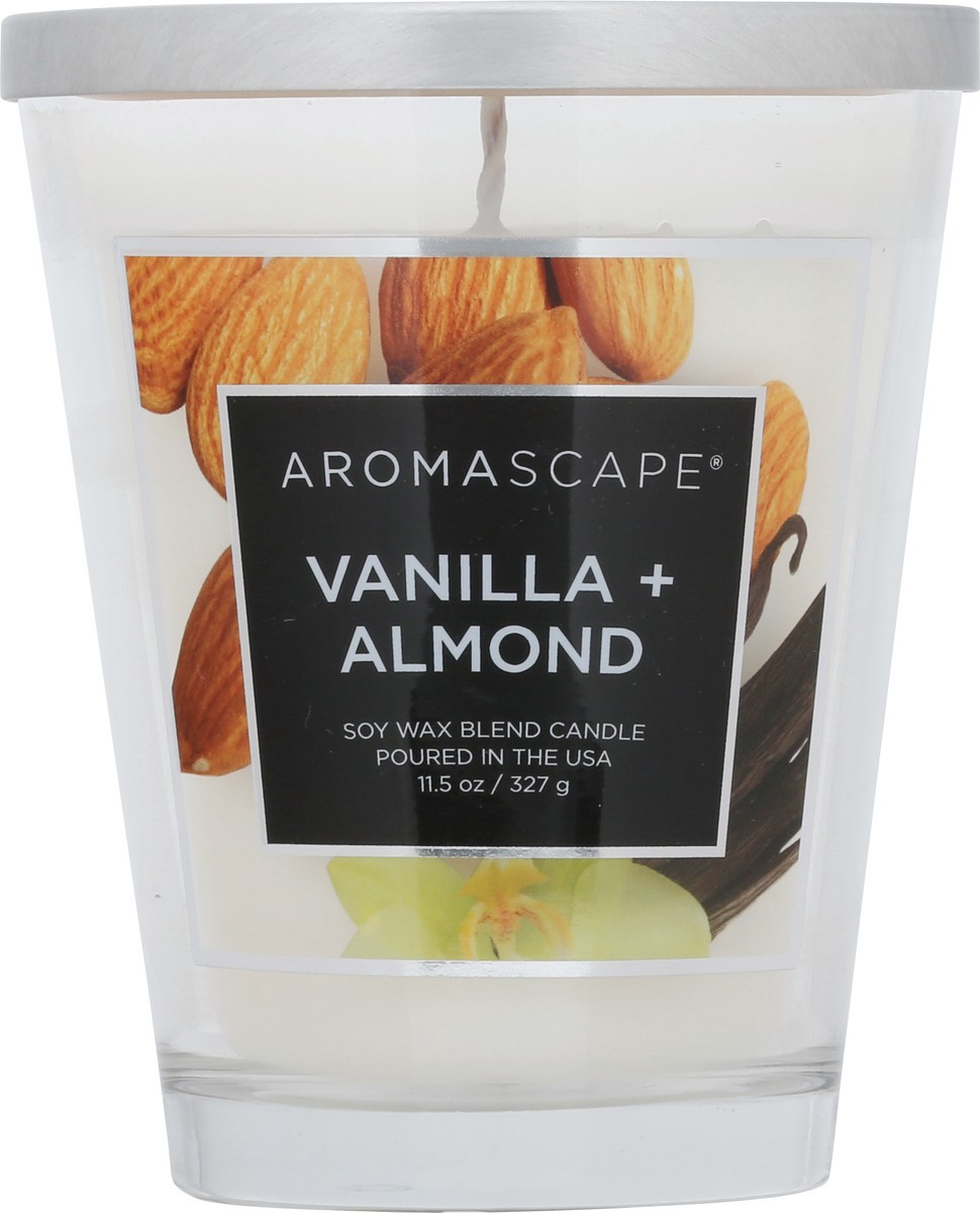 slide 6 of 12, Aromascape Soy Wax Blend Vanilla + Almond Candle 1 ea, 1 ct