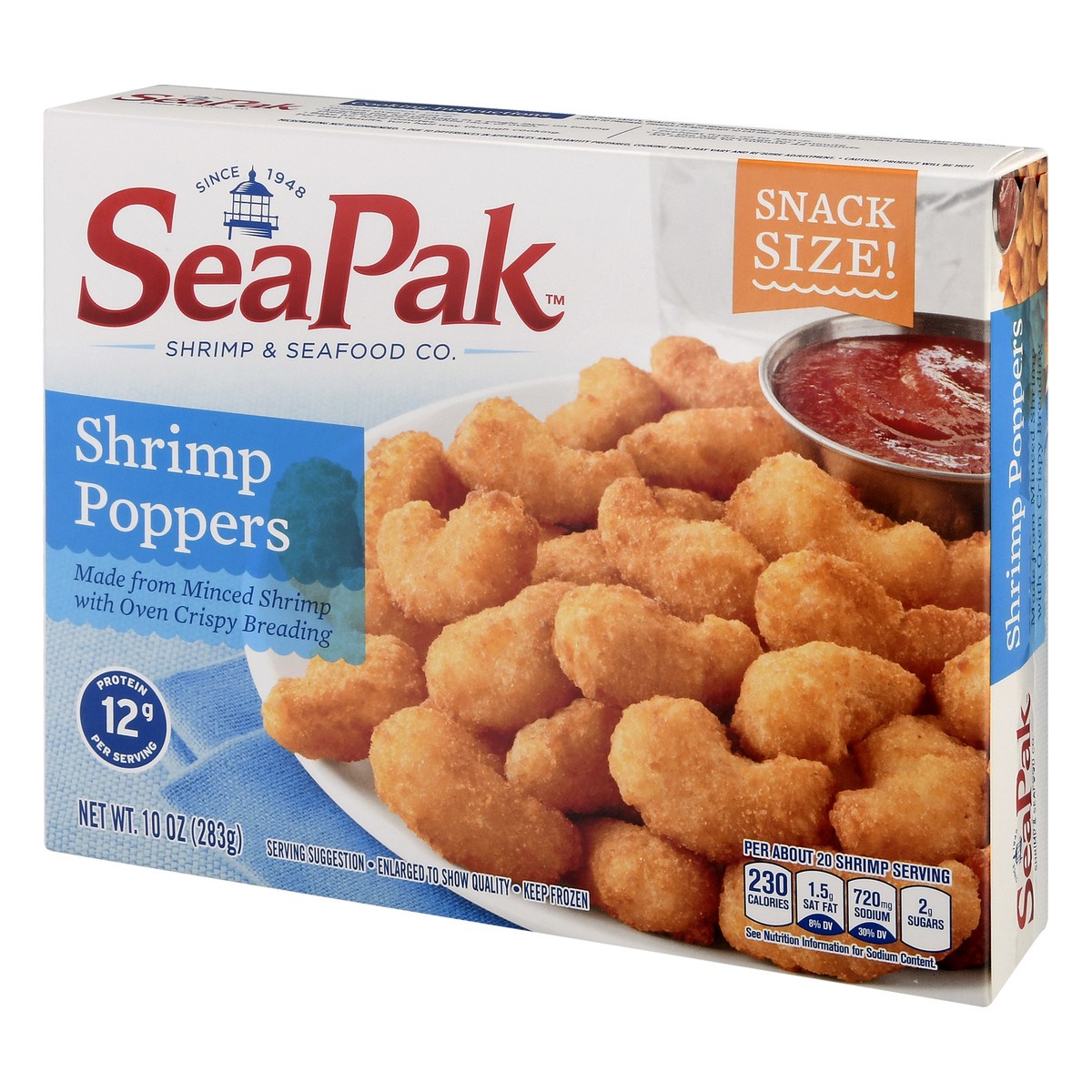 slide 3 of 14, SeaPak Snack Size Shrimp Poppers 10 oz, 10 oz