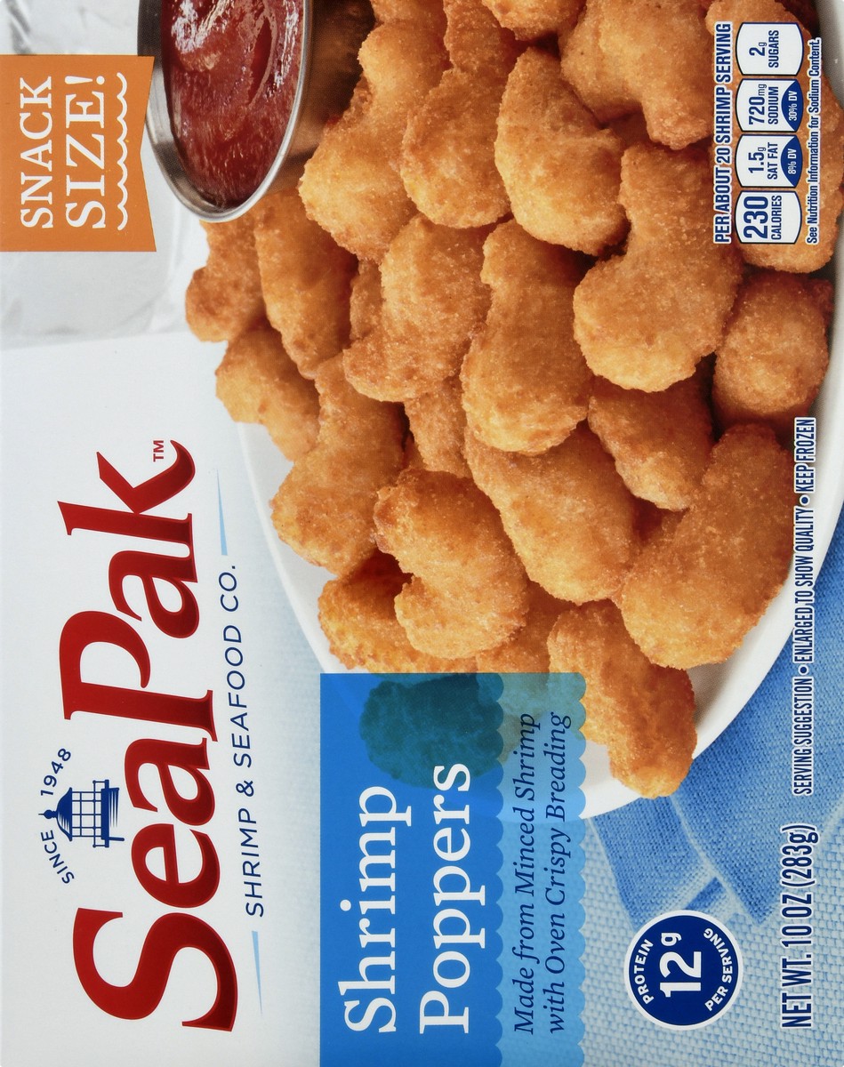 slide 11 of 14, SeaPak Snack Size Shrimp Poppers 10 oz, 10 oz