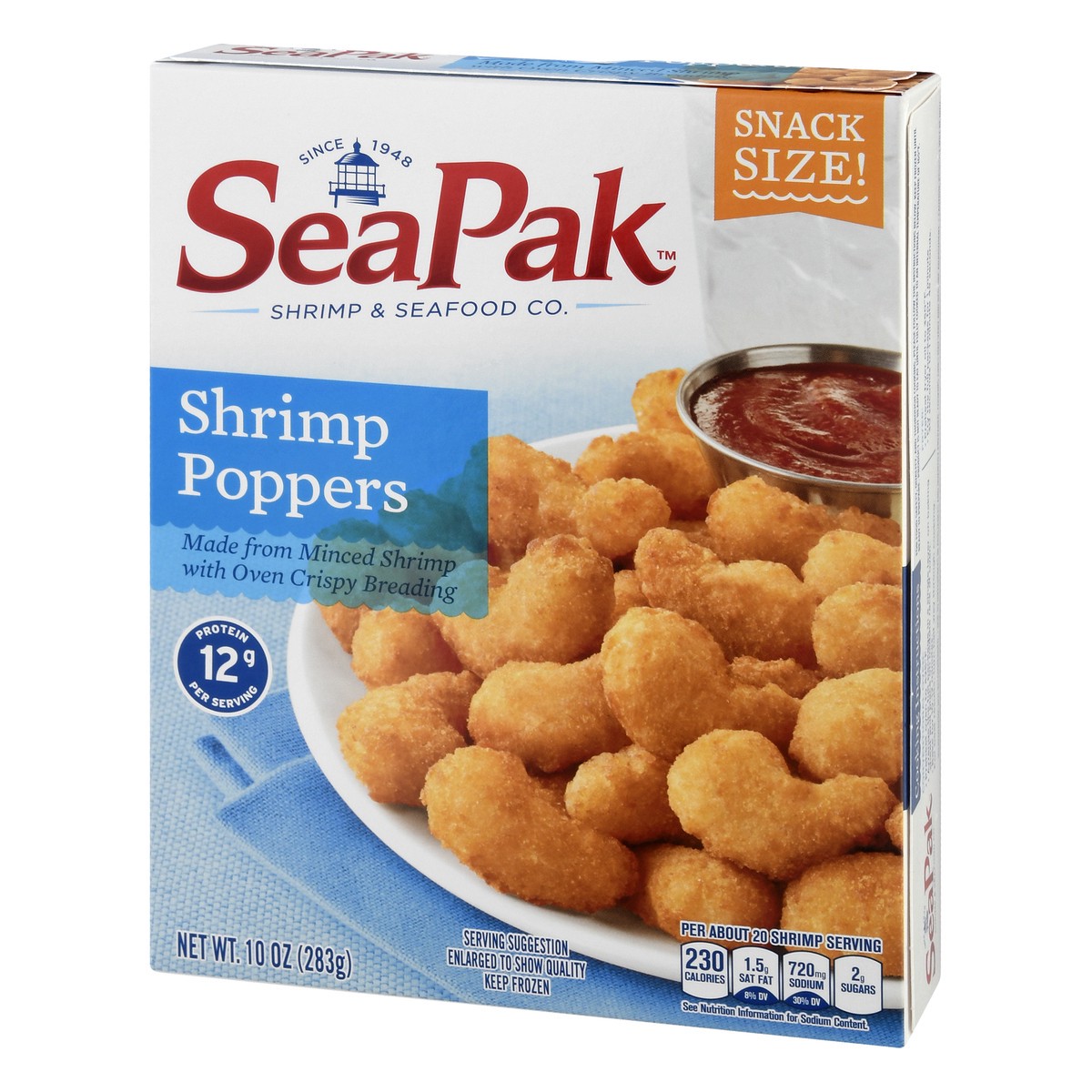 slide 7 of 14, SeaPak Snack Size Shrimp Poppers 10 oz, 10 oz