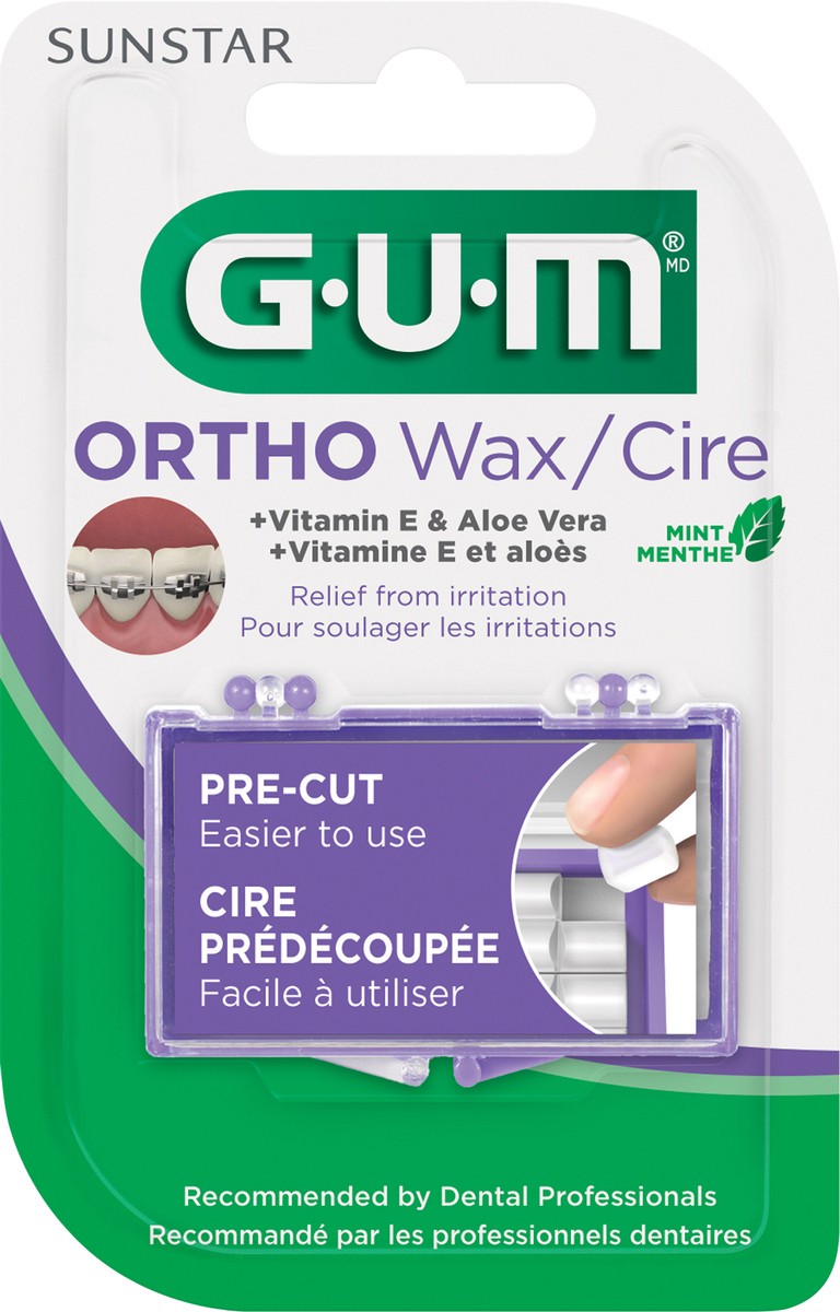 slide 3 of 3, G-U-M Gum Orthodontic Wax Mint - Each, 1 ct
