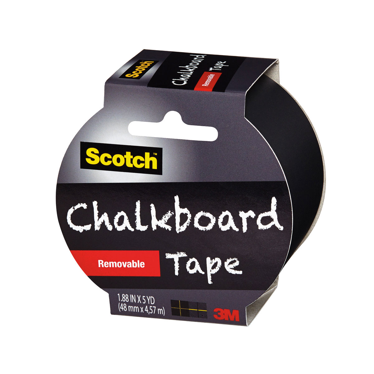 slide 1 of 9, SCOTCH HOME & OFFICE TAPE Scotchâ Chalk Board Tape, 1 ct