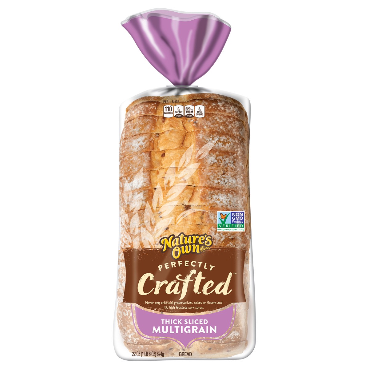 slide 1 of 9, Natures Own Nature's Own Perfectly Crafted Multigrain Sandwich Bread - 22oz, 22 oz