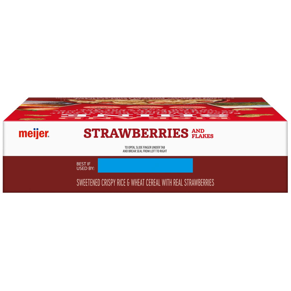 slide 17 of 29, Meijer Rice & Wheat Flakes with Strawberries, 11.2 oz