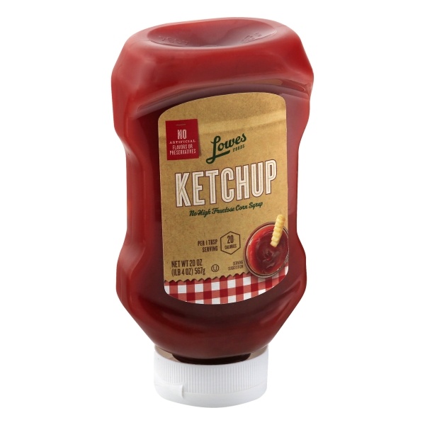 slide 1 of 1, Lowes Foods Ketchup, 20 oz