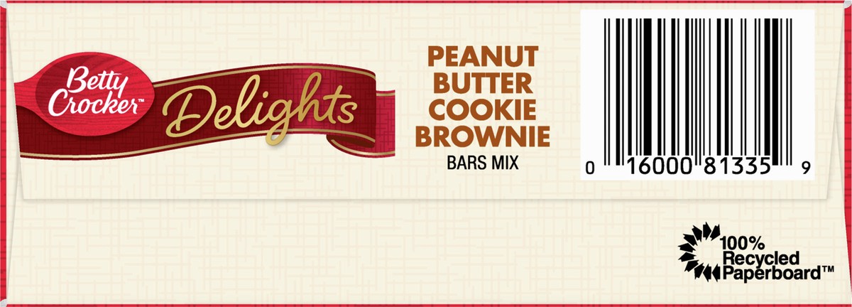 slide 4 of 9, Betty Crocker Delights Peanut Butter Cookie Brownie Bar Mix, 17.2 oz., 17.2 oz