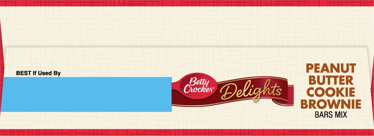 slide 6 of 9, Betty Crocker Delights Peanut Butter Cookie Brownie Bar Mix, 17.2 oz., 17.2 oz