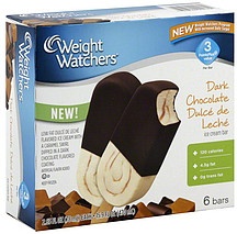 slide 1 of 1, Weight Watchers Dark Chocolate Dulce de Leche Ice Cream Bars, 6 ct