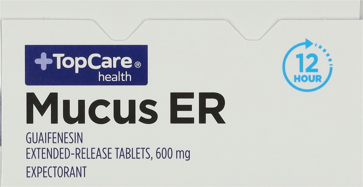 slide 7 of 9, TopCare Health 600 mg Mucus ER 40 Tablets, 40 ct