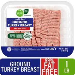 Simple Truth Ground Turkey Breast with Natural Flavorings Fresh Tray Pack