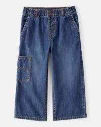 Oshkosh Toddler Boy Denim Carpenter Jeans - Blue - 3T