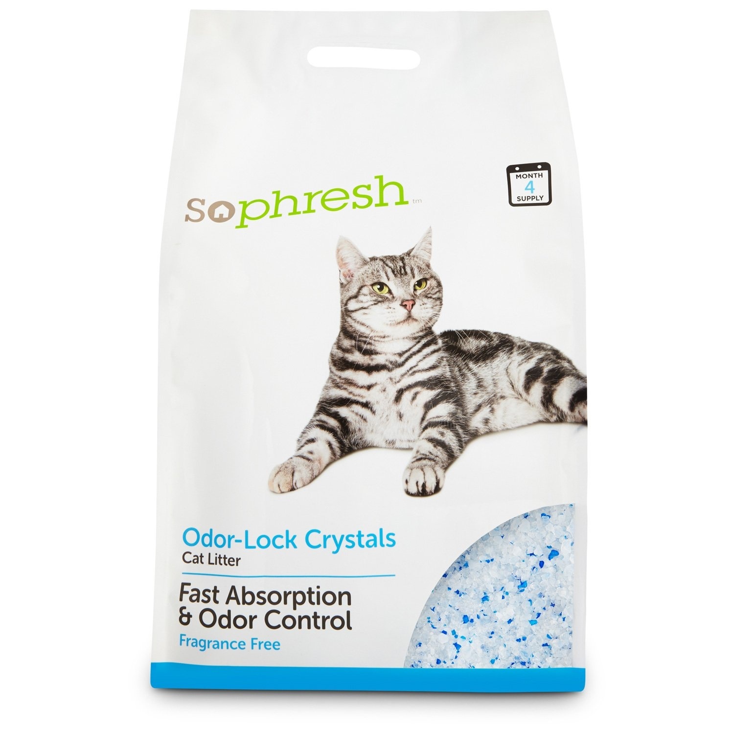 slide 1 of 1, So Phresh Odor-Lock Crystal Cat Litter, 15 lb