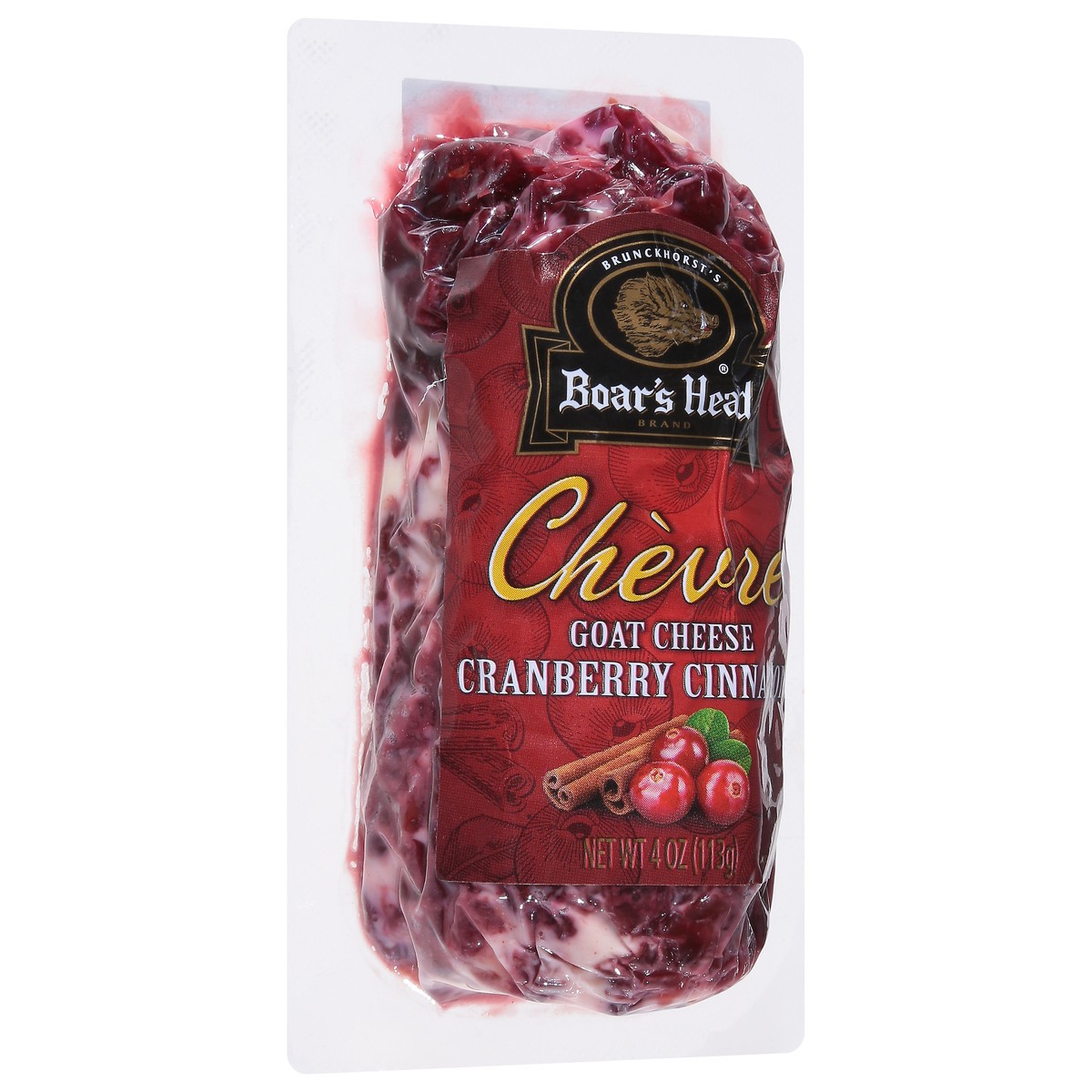 slide 2 of 13, Boar's Head Cranberry Cinnamon Chevre, 4 oz