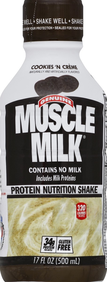 slide 4 of 4, Muscle Milk Nutrition Shake 17 oz, 17 oz