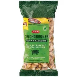 H-E-B Chicharrones Pork Cracklins With Hot Sauce