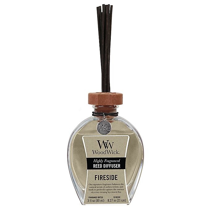 slide 1 of 1, WoodWick Fireside Large Home Fragrance Reed Diffuser, 7 oz