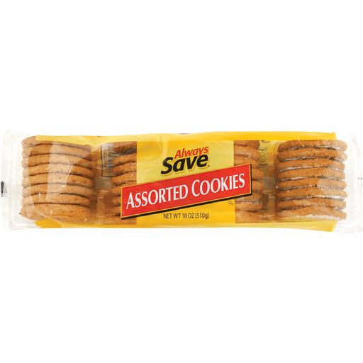 slide 1 of 1, Always Save Assorted Cookies, 18 oz